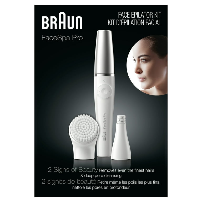 Braun FaceSpa Pro 910 Facial Epilator for Women, Includes Extra