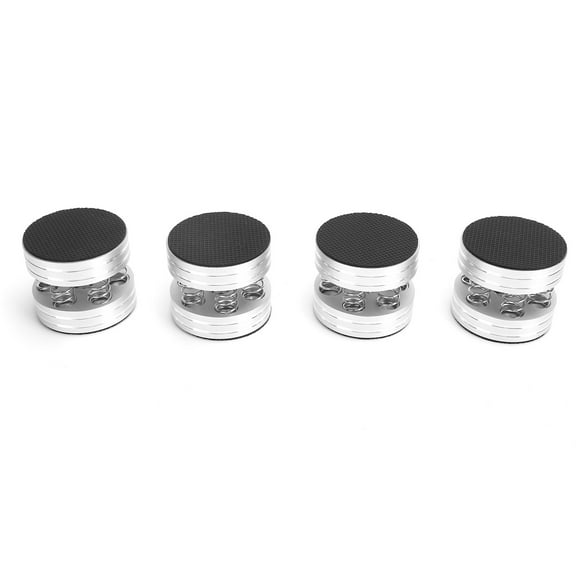Speaker Feet Spikes, Special Concentrated Fun Spring Speaker Spikes Easy For HiFi /Speaker/Turntable/Player Silver