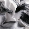 thumbnail image 4 of Ntbay 2-Pieces Microfiber Ultra Soft Ink Print Duvet Cover Set with Zipper Closure and Corner Ties, Black and White, Twin, 4 of 5