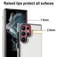 thumbnail image 7 of Wallet Case for Samsung Galaxy S22 Ultra, Vintage Premium PU Leather Ultra Slim Case with Card Holder, Protective Anti-drop Magnetic Clasp Phone Case for Samsung Galaxy S22 Ultra, White, 7 of 7