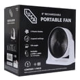 thumbnail image 4 of Ventilador Recargable 8" IUSA 3 Velocidades Personal, 4 of 7