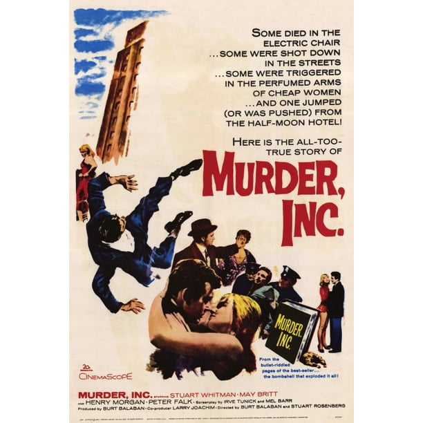 Murder Inc Movie Poster Style A 27 X 40 1960 Walmart Com Walmart Com Murder Inc Movie Poster Style A 27 X 40 1960 Walmart Com Walmart Com