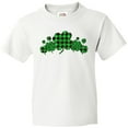 thumbnail image 3 of Inktastic St. Patrick's Day Clovers in Plaid Youth T-Shirt, 3 of 5
