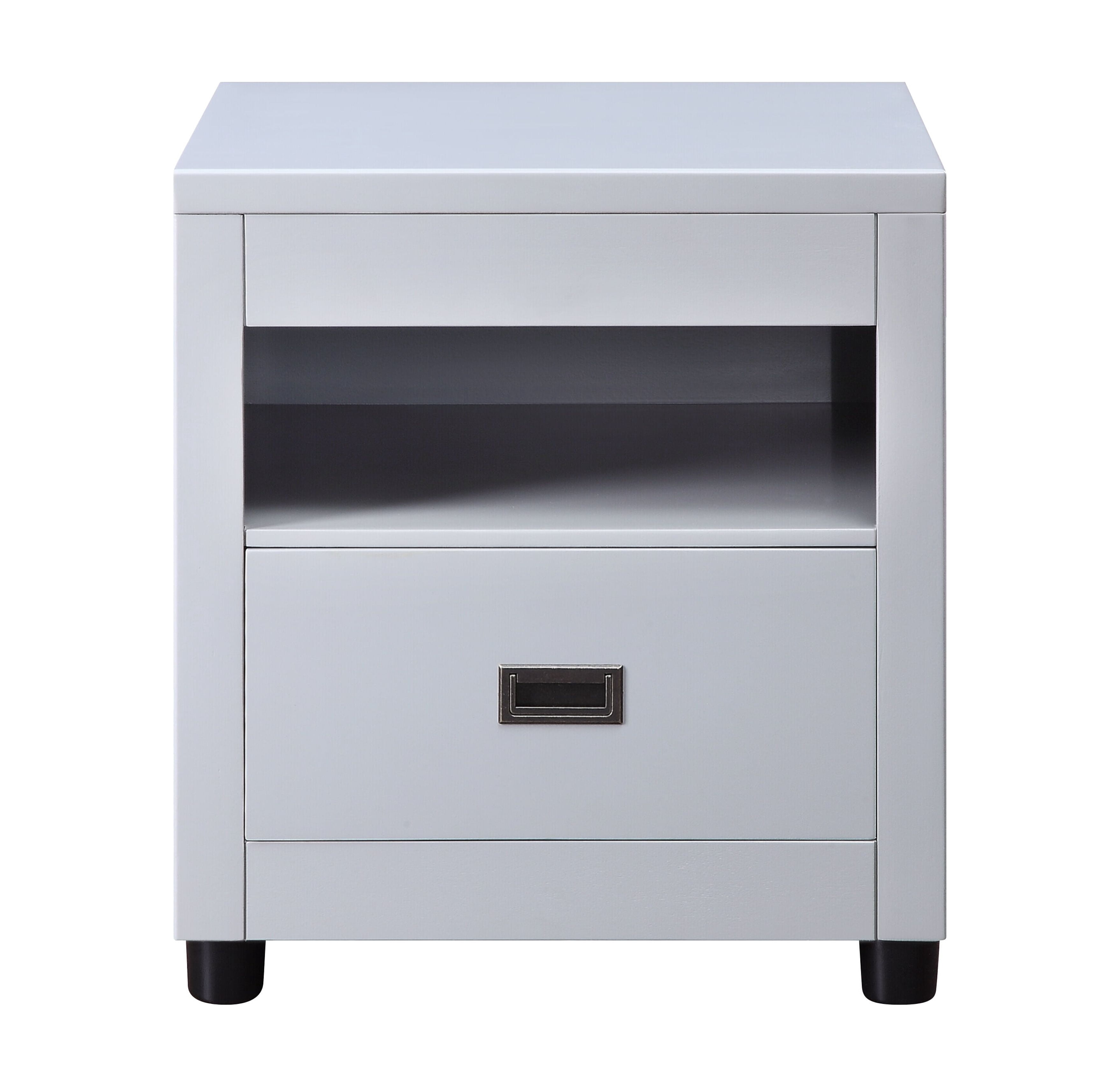 End Table, Gray Finish
