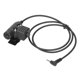 thumbnail image 2 of Cable adaptador de auriculares Walkie Talkie U94 PTT, transferencia de auriculares para YAESU Vertex VX‑3R, 2 of 8