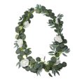 thumbnail image 1 of Ornaments Garland Imitation Flowers Wreath Creative Table Centerpiece Wedding Backdrop Decor 6ft Rattan, 1 of 15