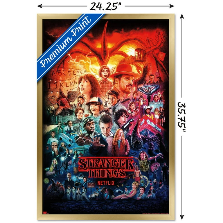 Netflix Stranger Things - Three Seasons One Sheet Wall Poster