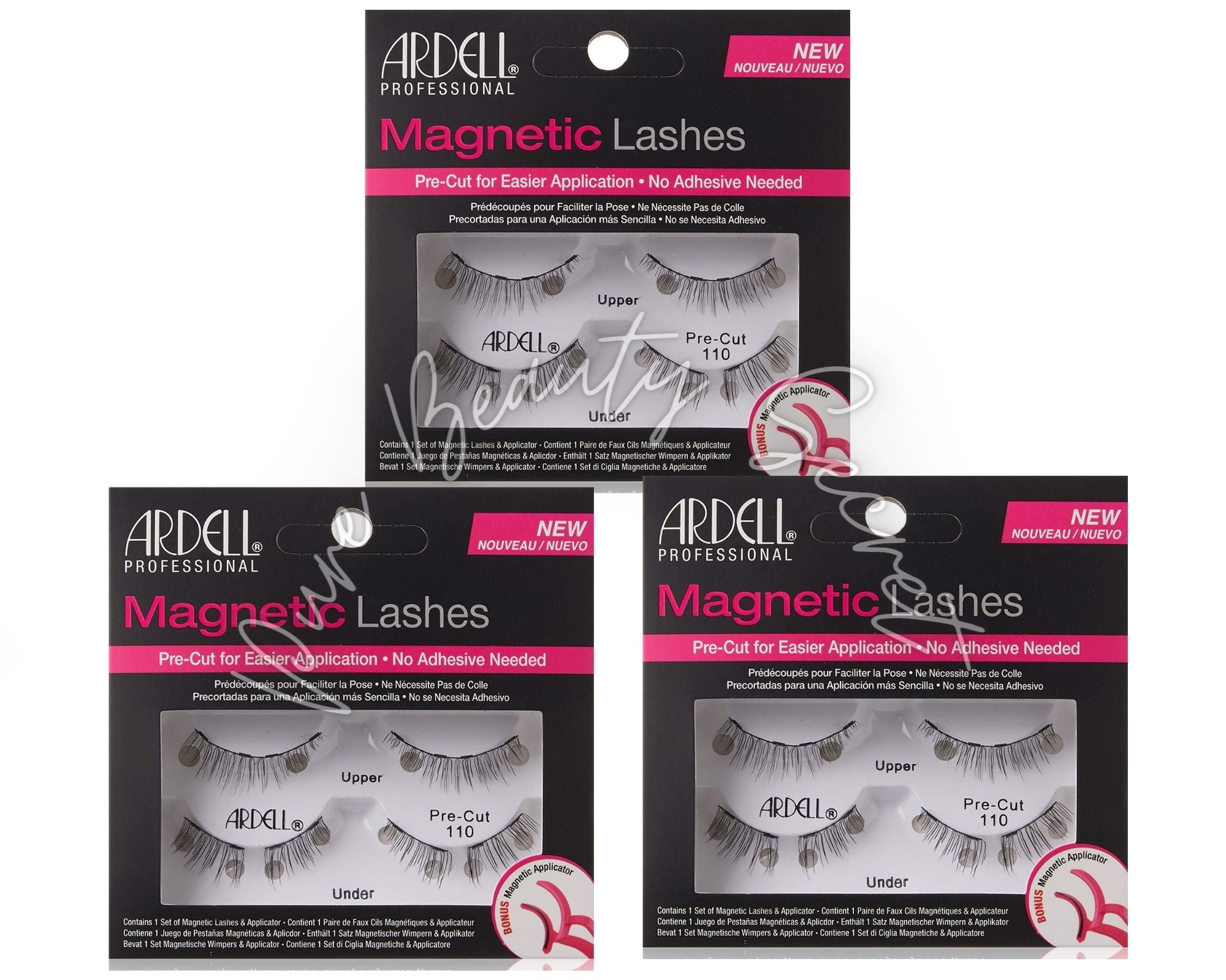 Ardell - Magnetic - Pre-Cut 110 W/Applicator (70473+) x 3