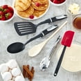 thumbnail image 3 of Farberware Kitchen Utensil Set with Spatula, Tongs, Spoon and Turner, 5 Pieces, 3 of 12