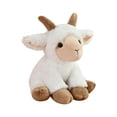 thumbnail image 2 of Soft Sitting Goat Plush Toy Realistic Farm Animal Stuffed Doll(White-23cm), 2 of 6