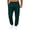 Dark Green #33, variant on WULMLEO Men's Tapered Jogger Sweatpants Drawstring Waist with Pockets Cotton Athletic Lounge Pants Navy 2XL