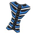 thumbnail image 3 of Motorcycle Tank Sticker Gas Tank Protector Fuel Decal 3D Rubber Fish Bone Design for Universal Motorcycle Styling, 3 of 9