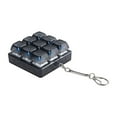 thumbnail image 1 of Juguete antiestrés con teclado, llavero antiestrés portátil único, juguete para los dedos con teclado antiestrés Negro, 1 of 9
