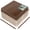Mahogany, variant on Sorbus Waterproof Wood Grain Foam Floor Tiles, 30 Tiles, 120 Sq Ft, Interlocking, Terrazzo