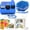 Blue, variant on Polaroid Go Instant Camera Bundle - Film, Case, Album & Quality Photo Cloth - Black