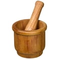 thumbnail image 2 of Uniware Heavy Duty Wood Mortar and Pestle (4" x 4.5"), 2 of 4