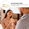 thumbnail image 3 of Miangastore Open Birthstone Ring Fashion Style 1Set, 3 of 9
