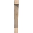 thumbnail image 2 of Ekena Millwork 3 1/2"W x 20"D x 28"H Traditional Block Smooth Bracket, Douglas Fir, 2 of 25