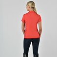 thumbnail image 3 of Dublin - Camiseta Interior Deportiva de Ventilación de Manga Corta para Mujer (Coral), 3 of 7