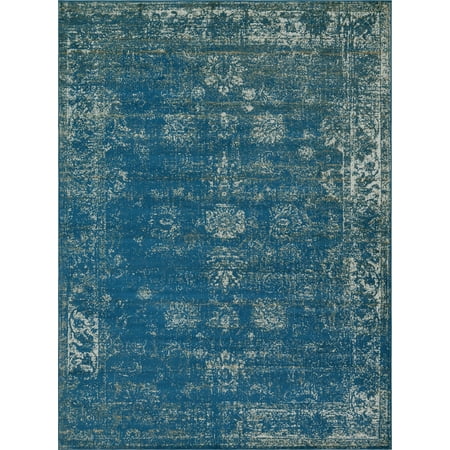 Unique Loom Casino Sofia Distressed Floral Area Rug or Runner