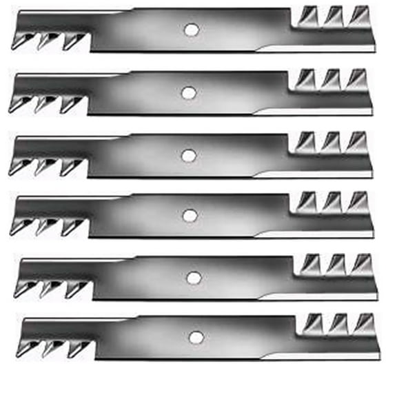 Stevens Lake Parts (6) Six Aftermarket Toothed Mulching Blades Fits Bad Boy Replaces 038-5000-00, 038-5350-00 038-5350-0050