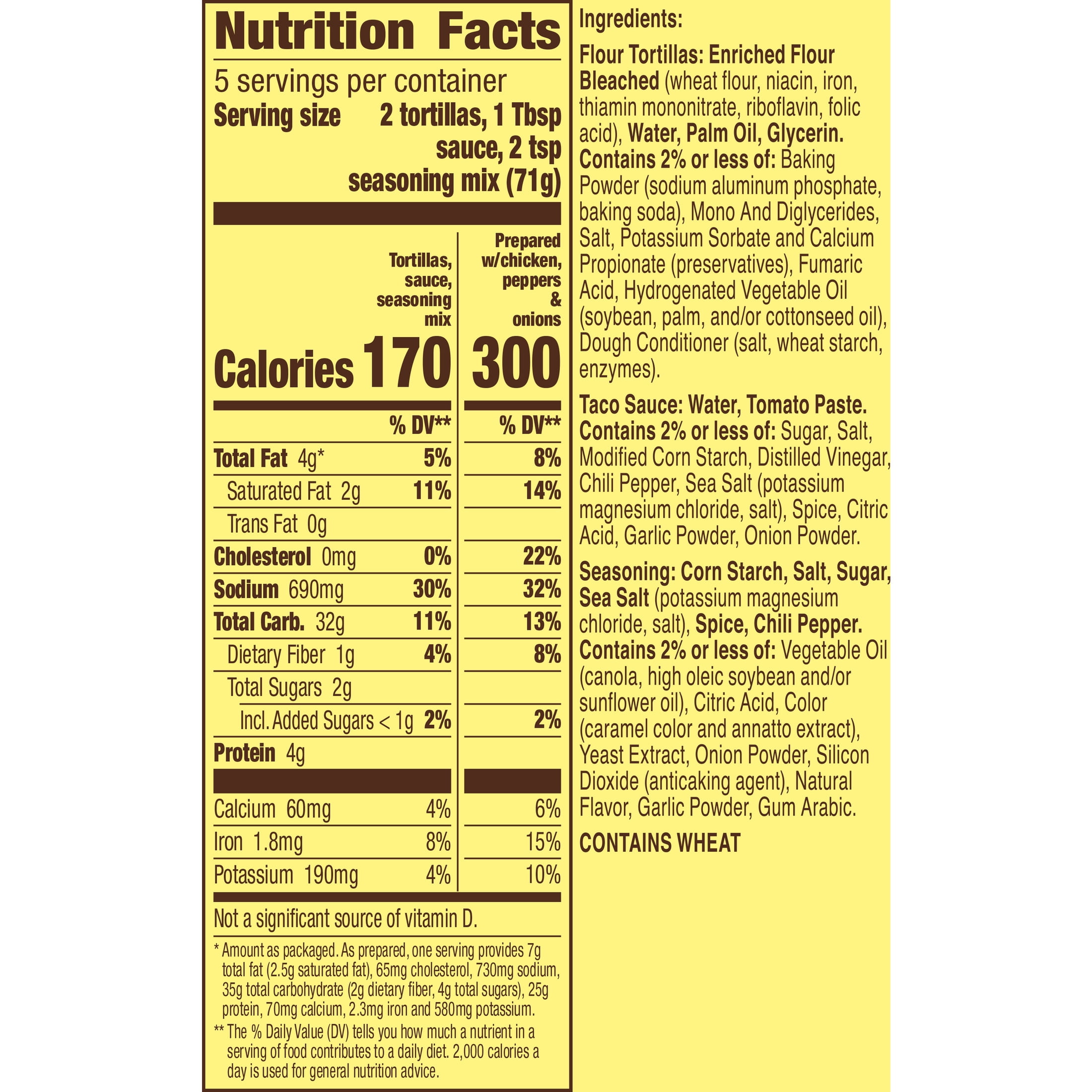 Old El Paso Fajita Dinner Kit, Easy Meal Prep, 10 Count, 12.5 oz