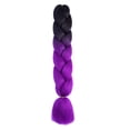 thumbnail image 4 of Extensión de cabello trenzado Jumbo, extensión de cabello trenzado sintético de 23,62 pulgadas, de ganchillo para festival, uso diario fiesta B26, 4 of 9