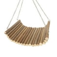 thumbnail image 3 of Wooden Swing, Cute Natural Hamster Wooden Swing Easy Installation Resting Platform With Hanging Chain For Parrots For Gerbils For Rats, 3 of 8