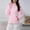 Pink, variant on Goodtrade8 Womens Coats Warm Zip up Fleece Jacket Casual Solid Color Long Sleeve High Neck Women's Tops