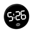 thumbnail image 3 of Lipstore Generic Car Dashboard Clock Decorative Reliable Easy to Read Car Accessories Black and White, 3 of 8