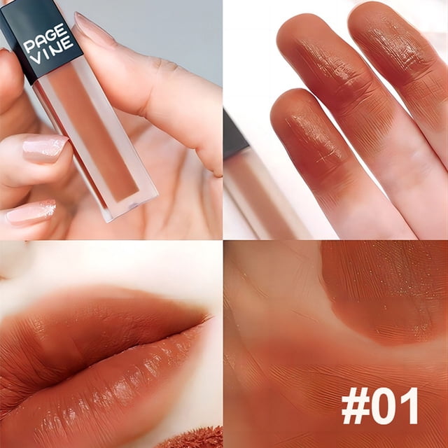 XWSHYW Cuidado de Los Labios Interesante Color Helado Hidratante Aceite de Labios Hidratante Transparente Perla Decoloración Pucheros Brillo de Labios Bálsamo Labial 1,2 Ml