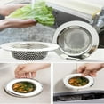 thumbnail image 5 of Stainless Steel Kitchen Sink Strainer Drain Filter with Wide Rim, Fine Mesh Catcher for Food Scraps And Debris, Easy to Clean Dishwasher Safe Drain Protector Harlik, 5 of 6