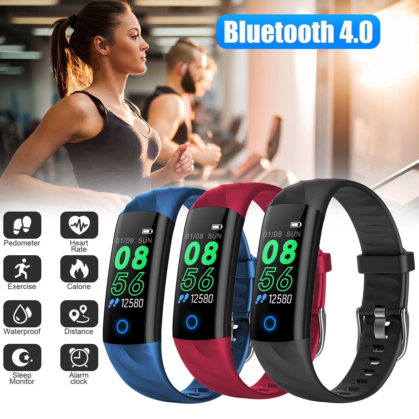 Updated 2020 Version Fitness Tracker, Activity Trackers Health Exercise