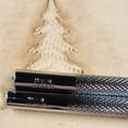 thumbnail image 5 of Pine Tree Figure Carving Leather Stamps, Set of 2 Stamping Tools, 5 of 9