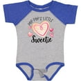 thumbnail image 3 of Inktastic Pop Pop's Little Sweetie with Pink Heart Cookie Boys or Girls Baby Bodysuit, 3 of 5