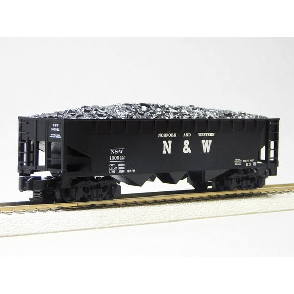 Lionel American Flyer Norfolk & Western 3 Bay Coal Hopper #100042 S Gauge