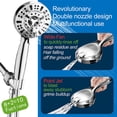 thumbnail image 5 of Aihimol 10-Mode Handheld Shower Head With 10 Spray Functions, Saturating Spray, Can Be Used For Home, Gym, Senior Hotel,bath,swith Spray Function, Multifunctional Sho, 5 of 9