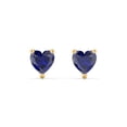 thumbnail image 1 of Heart Birthstone Stud Earrings, 1 of 4
