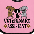 thumbnail image 4 of Inktastic Veterinary Assistant Vet Tech Boys or Girls Baby Bib, 4 of 4