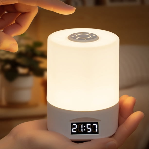 Lámpara De Escritorio Led, Luz Nocturna Recargable, 3 Temperaturas De Color, Control Táctil, Luz De Mesita De Noche Portátil Para Uso Doméstico.,Vsgery