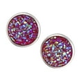 thumbnail image 2 of Linyer 1 Pair Female Stainless Steel Ear Stud Earrings Girlfriends Wife Gifts Decorative Jewellery Anniversary Celebration Party Type 3, 2 of 4