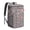 Grey-4, variant on Vintage Floral Print Cooler Backpack, Leakproof Waterproof Insulated Lunch Bag, Botanical Garden Blossom Pattern for Picnic, Hiking, Beach