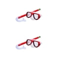 thumbnail image 1 of Advancent Protector facial para niños pequeños, portátil, reutilizable, impermeable, deportes acuáticos, apnea, snorkel, piscina, protector Rojo 2Conjunto, 1 of 6