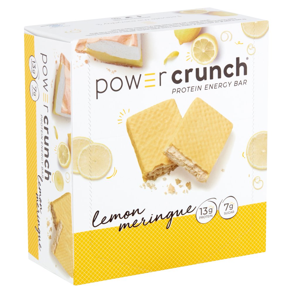 Power Crunch Lemon Meringue Protein Energy Bar, 1.4 oz, 12 count