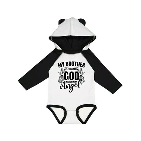 

Inktastic My Brother Was So Amazing God Made Him an Angel Gift Baby Boy or Baby Girl Long Sleeve Bodysuit