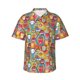 thumbnail image 1 of Fotbe Boho Cute Owls Camisa Hawaiana para Hombre Unisex – Camisa Casual de Verano con Botones de Manga Corta de Algodón y Lino,X-Large, 1 of 7