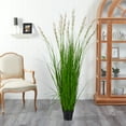 thumbnail image 4 of Nearly Natural 5.5' Plume Grass Artificial Plant, Green, 4 of 4