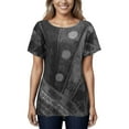 thumbnail image 3 of Summer Short Sleeve Tunic Tops for Women High Low Hem Vintage Print Shirts Loose Pullover T-shirt Ladies Plus Size Round Neck Blouse Tee, 3 of 6