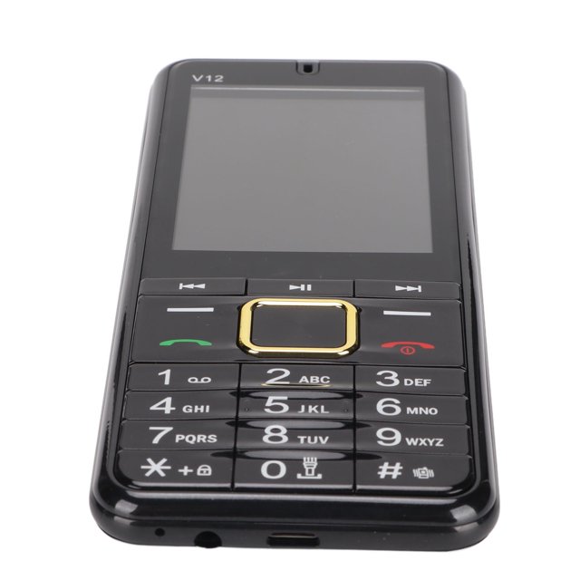 Teléfono Celular Desbloqueado 2G, Teléfono Celular Universal Multifunción Con Botón Grande, 2000 MAh, Recargable Con Linterna Y Altavoz Para Ancianos Y Niños Para Uso Diario