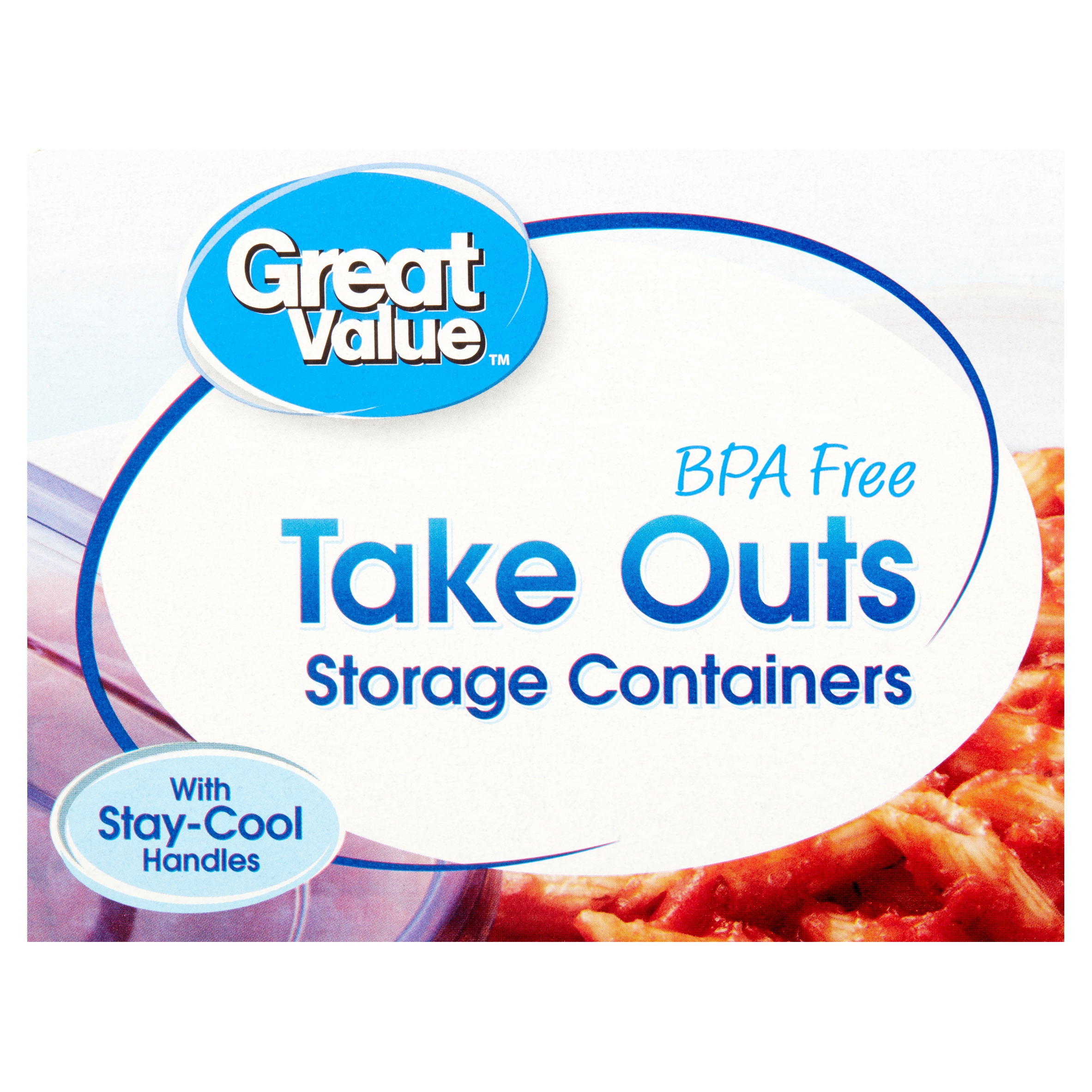 Great Value Take Outs 32 fl oz Storage Container, 4 count - image 4 of 9